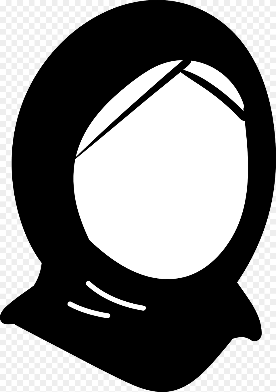 Hijab Clipart, Clothing, Hood, Lighting, Stencil Free Transparent Png