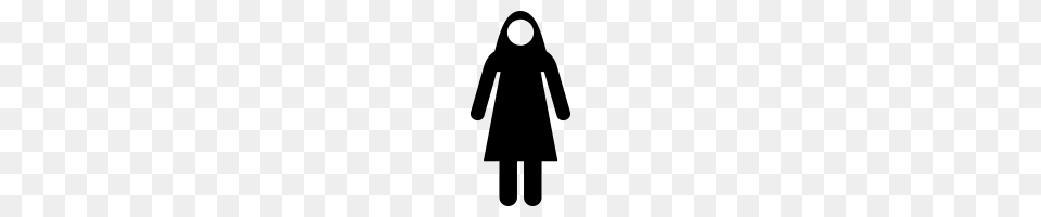 Hijab Icons Noun Project, Gray Png Image