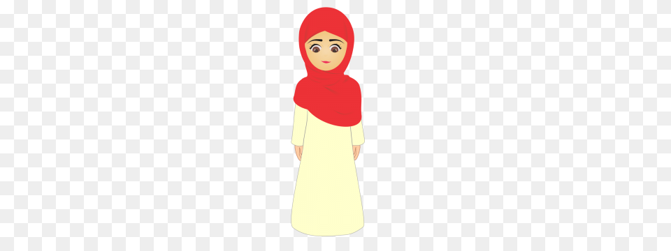 Hijab Vectors And Clipart For Download, Baby, Person, Clothing, Hood Free Png