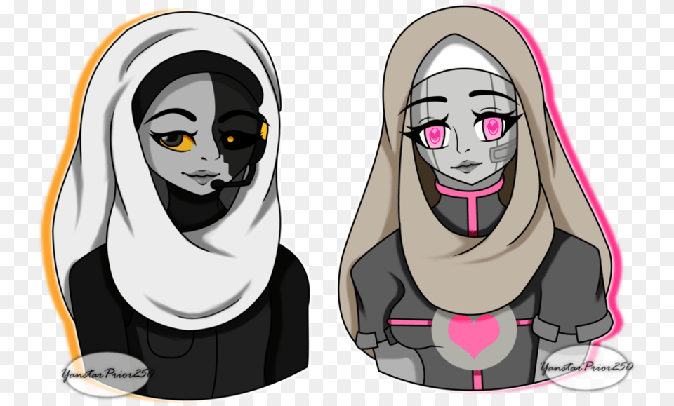 Hijabae Glados And Companion Cube By Yanstarprior250 Cartoon, Book, Publication, Comics, Adult Png