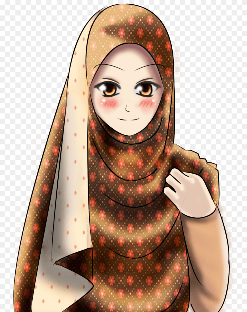 Hijabi School Girl Cartoon, Adult, Person, Female, Woman Free Png