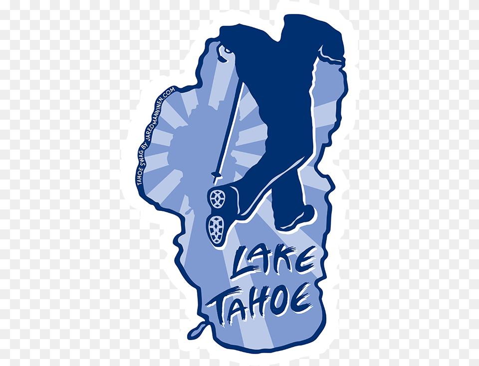 Hike Lake Tahoe Stickers Lake Tahoe, Cleaning, Person, People Free Png Download