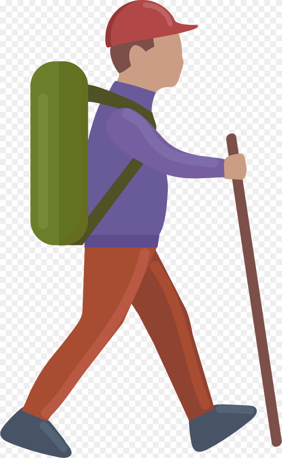 Hiker Clipart, People, Person, Walking, Cleaning Free Png Download