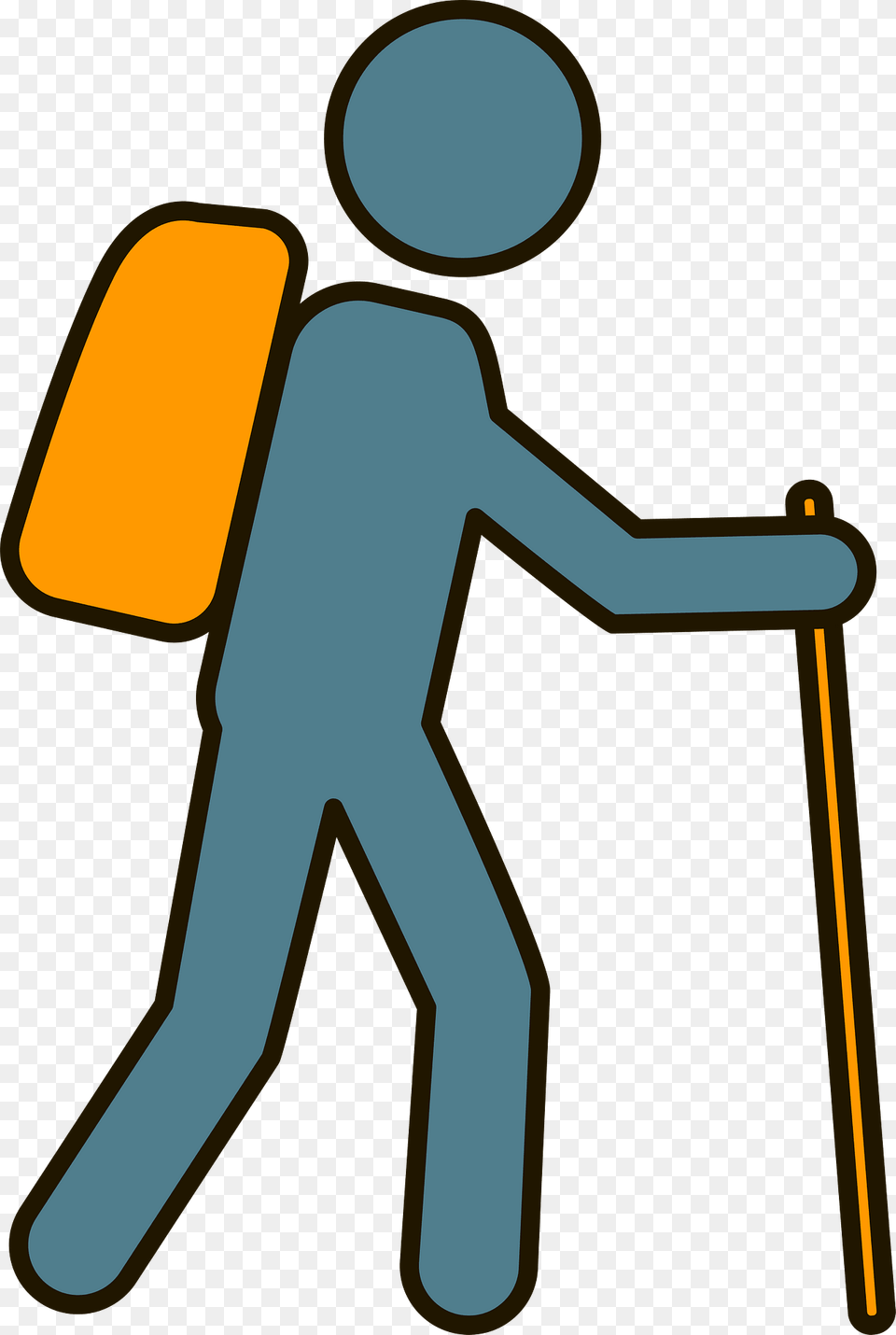 Hiker Clipart, Person, Walking, Cleaning, People Png Image