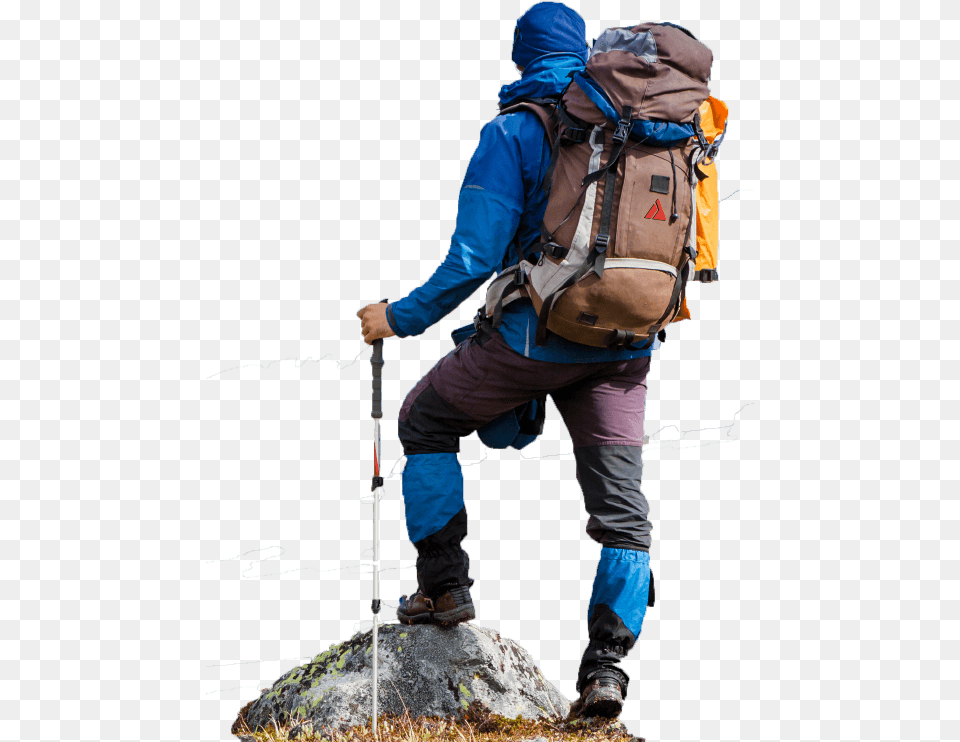 Hiker Clipart Hiker, Bag, Adult, Male, Man Free Png