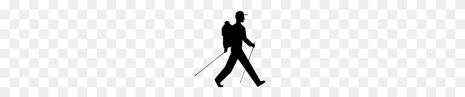 Hiker Icons Noun Project, Gray Free Png Download