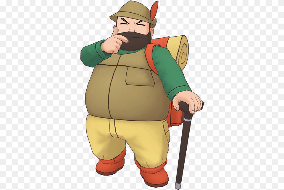 Hiker Pokmon Masters Zerochan Anime Cartoon, Baby, Person, Face, Head Png Image