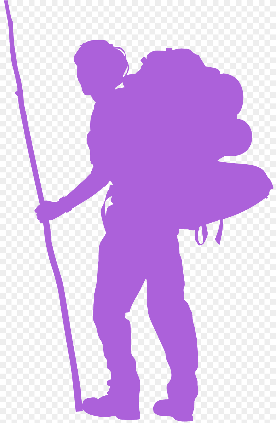 Hiker Silhouette, Person, Outdoors Free Png