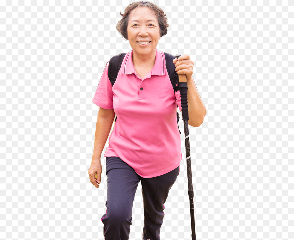 Hiker Trekking Pole, Adult, Walking, Person, Woman Free Png Download