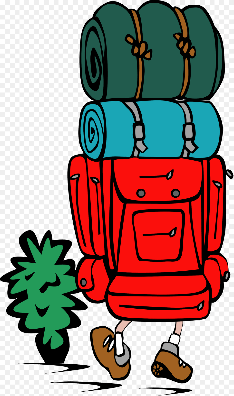 Hiker Vector Animated, Baggage, Bag, Baby, Person Free Png Download