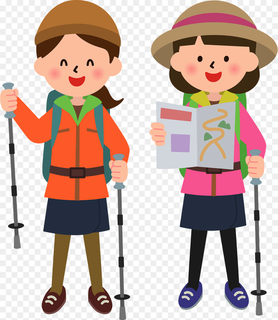 Hiker Women Clipart, Person, Walking, Clothing, Shorts Free Transparent Png