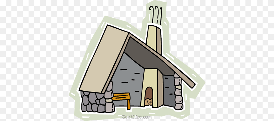 Hikers Rest Lodge Royalty Vector Clip Art Illustration, Architecture, Outdoors, Shelter, Building Free Transparent Png