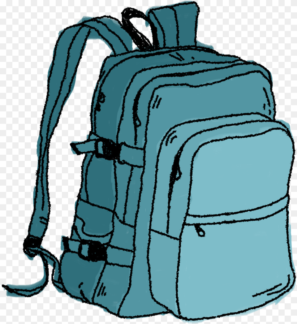 Hiking Backpack Clip Art Backpack Border Clipart, Bag, Adult, Male, Man Free Png Download