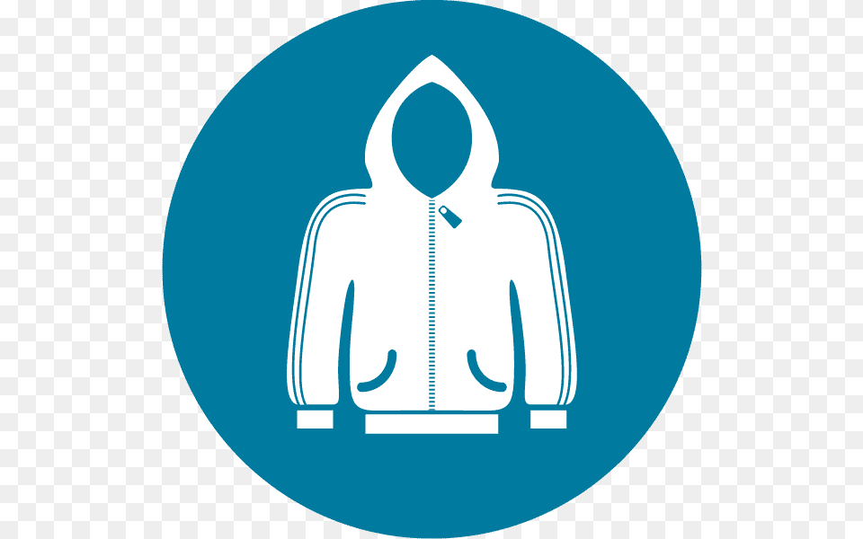 Hiking Circle Icon Clipart Hiking Icon Round, Clothing, Coat, Hood, Hoodie Free Png Download