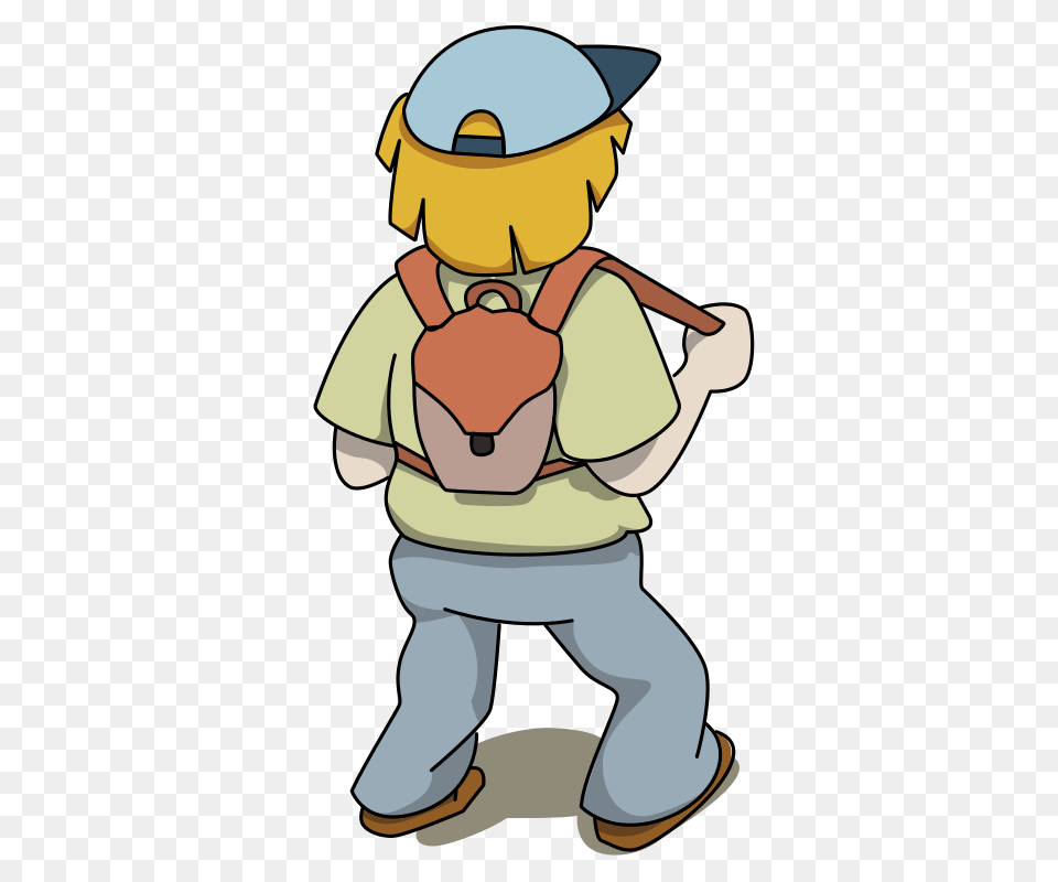 Hiking Clip Art, Cartoon, Baby, Person Png Image