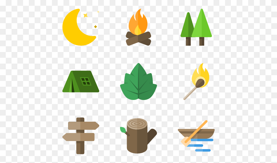 Hiking Icons, Leaf, Plant, Light, Cross Free Png Download