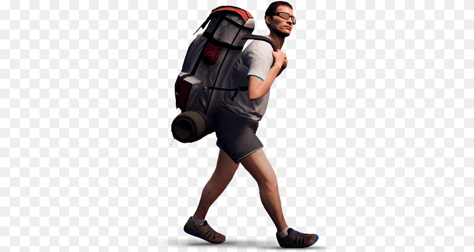 Hiking Man, Backpack, Bag, Adult, Male Png Image