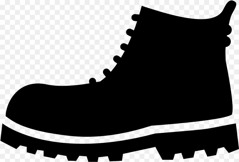 Hiking Shoes Icon Clipart Download Hiking, Gray Free Png