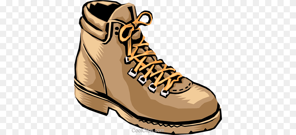 Hiking Shoes Royalty Vector Clip Art Illustration, Clothing, Footwear, Shoe, Sneaker Free Transparent Png