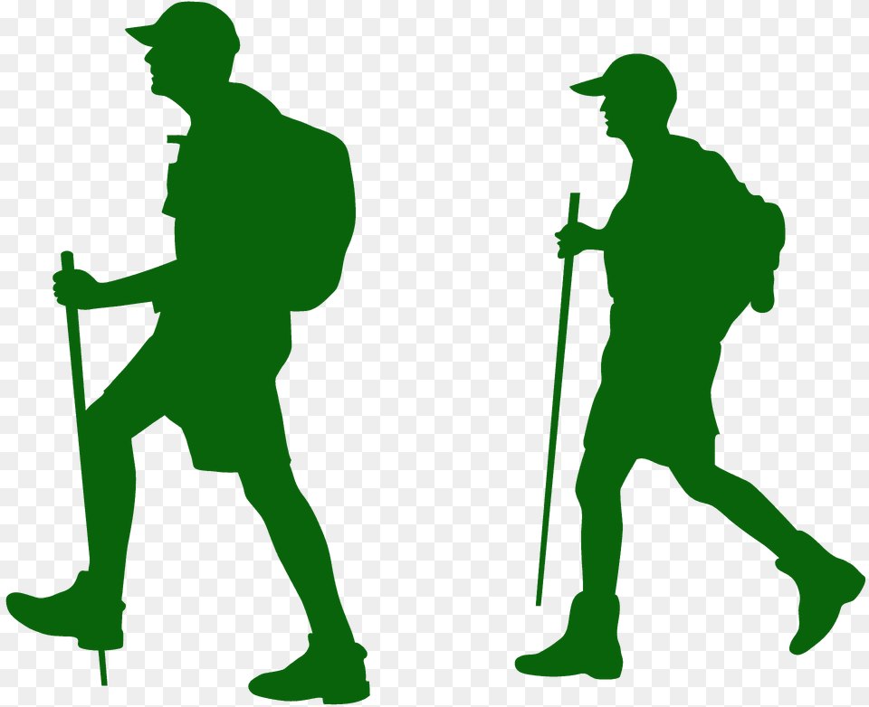 Hiking Silhouette, Person, Walking, Adult, Male Png