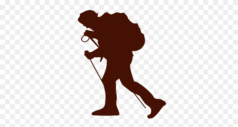 Hiking Silhouette Clip Art, Person, Photography, Cleaning Free Png