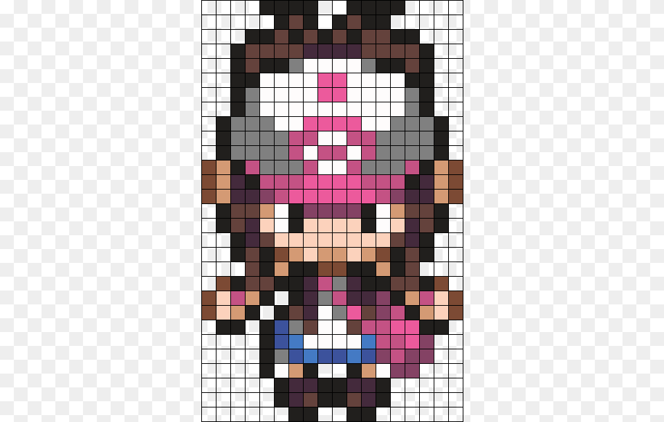 Hilda Pokemon Trainer Sprite Perler Bead Pattern Unity3d 2d Sprite Shadow, Chess, Game Free Png