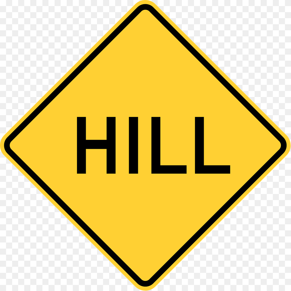 Hill Clipart, Road Sign, Sign, Symbol Free Png Download