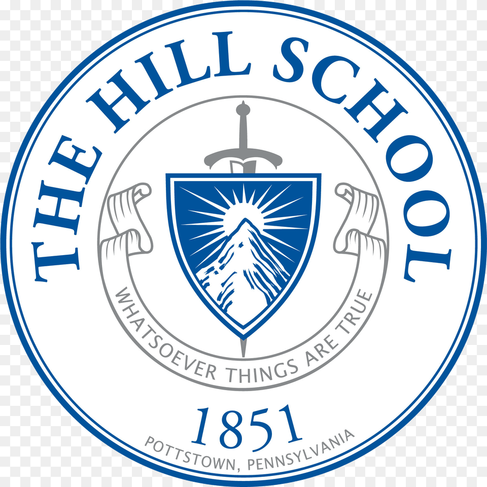 Hill School Pottstown Logo, Emblem, Symbol, Disk Png