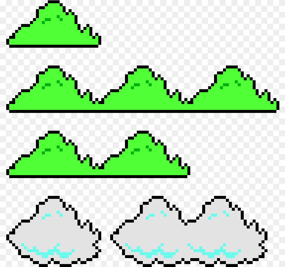 Hill Sprite Pixel Art, Green, Nature, Outdoors, Sky Png Image