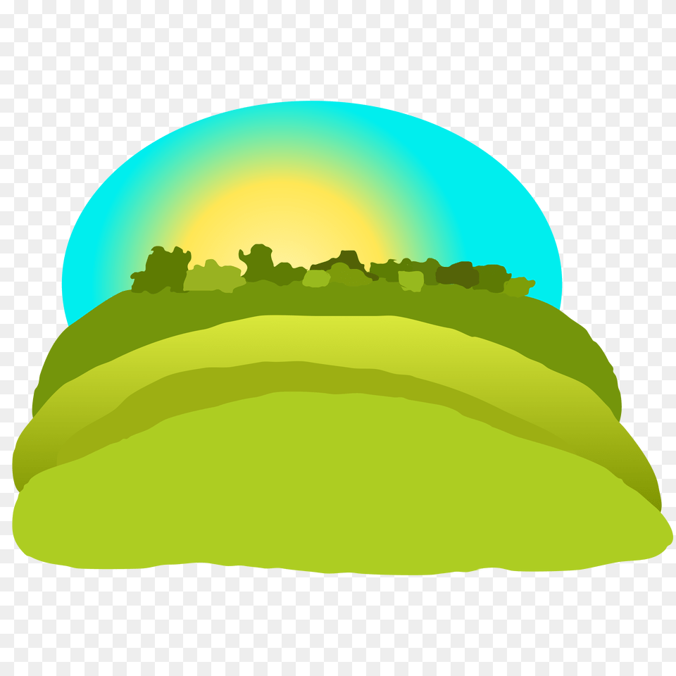 Hill View Clipart, Outdoors, Food, Land, Nature Png Image