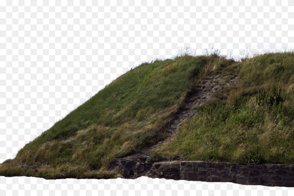 Hill With Grass Hill, Field, Slope, Outdoors, Nature Free Png Download