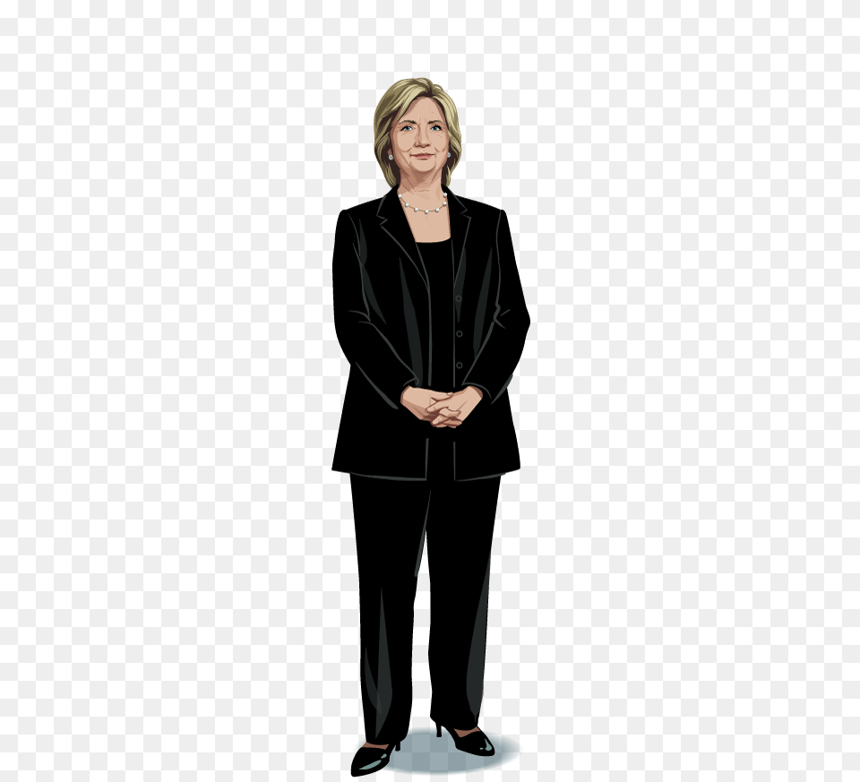 Hillary Clinton, Long Sleeve, Jacket, Formal Wear, Sleeve Free Png Download