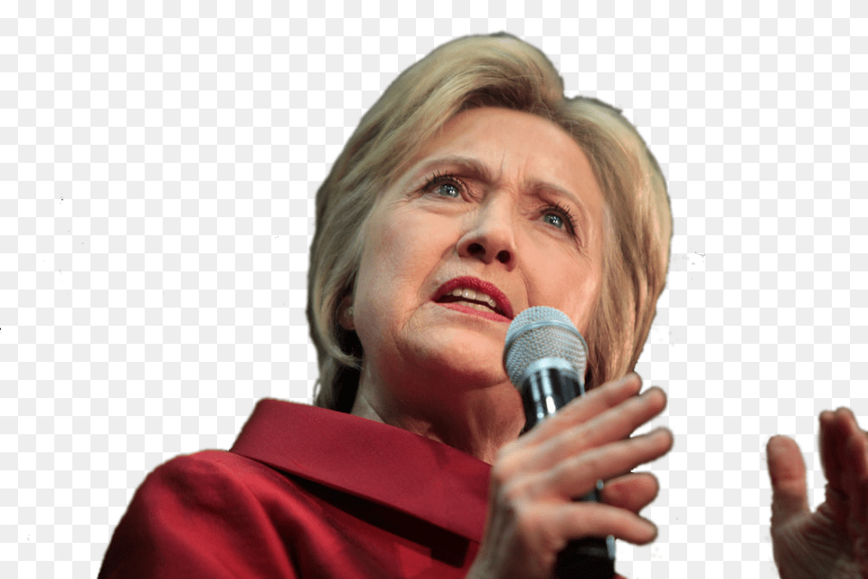 Hillary Clinton, Adult, Person, People, Microphone Free Png