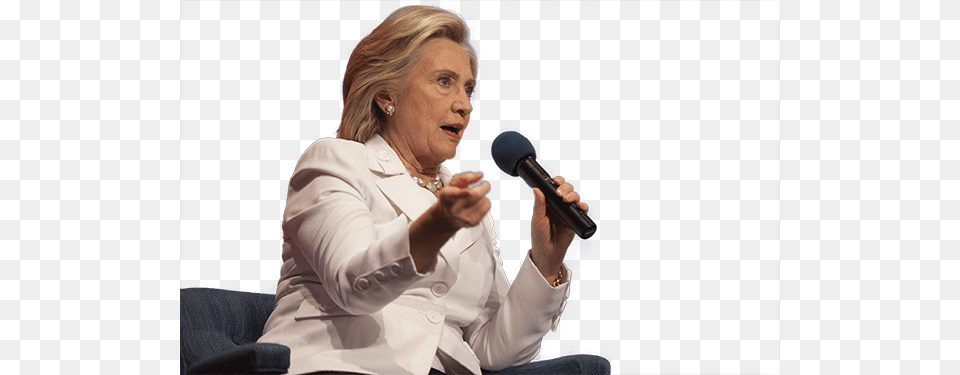 Hillary Clinton, Adult, Person, People, Microphone Png