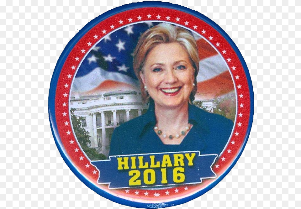 Hillary Clinton Circle, Woman, Adult, Badge, Bride Free Transparent Png