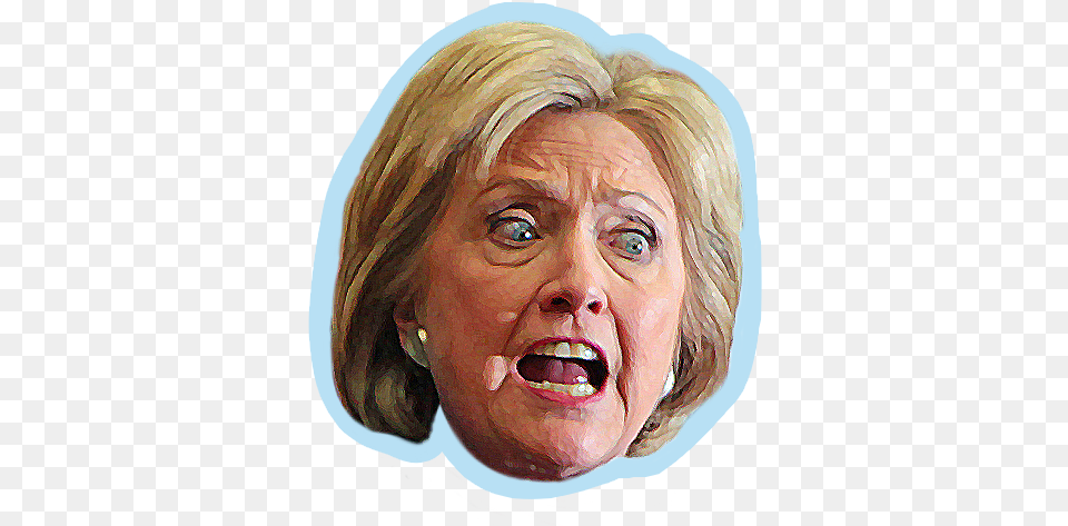 Hillary Clinton Emoji Messages Sticker 4 Animated Hillary Clinton Emojis, Adult, Portrait, Photography, Person Free Transparent Png