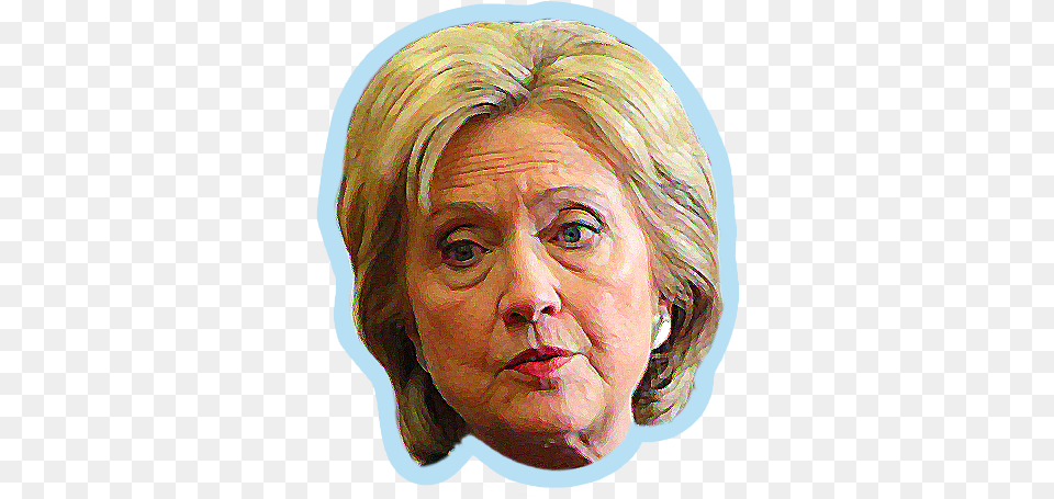 Hillary Clinton Emoji Messages Sticker 5 Hillary Clinton, Woman, Portrait, Photography, Person Png