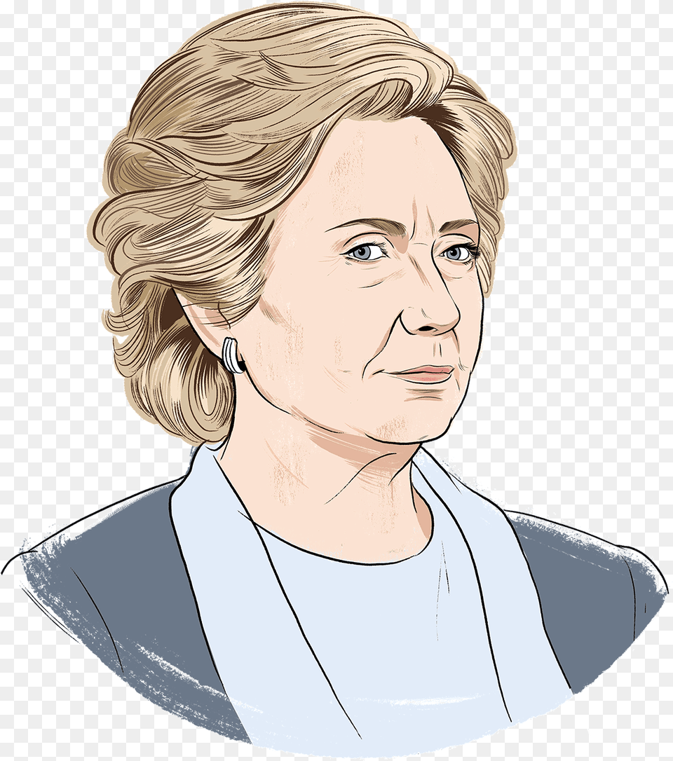 Hillary Clinton Head Hillary Clinton, Woman, Portrait, Photography, Person Png