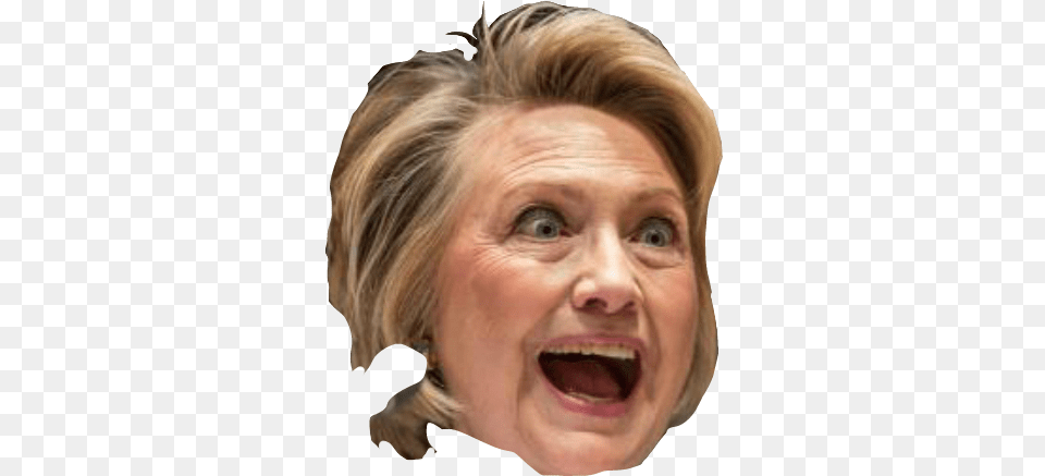 Hillary Clinton Head No Background, Face, Portrait, Photography, Person Png Image