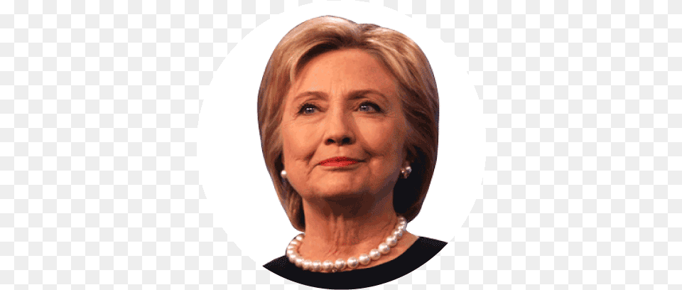 Hillary Clinton Hillary Headshot No Background, Accessories, Person, Jewelry, Head Png Image