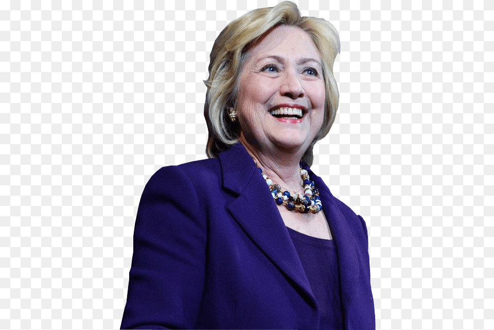 Hillary Clinton No Background, Accessories, Person, Necklace, Lady Png Image