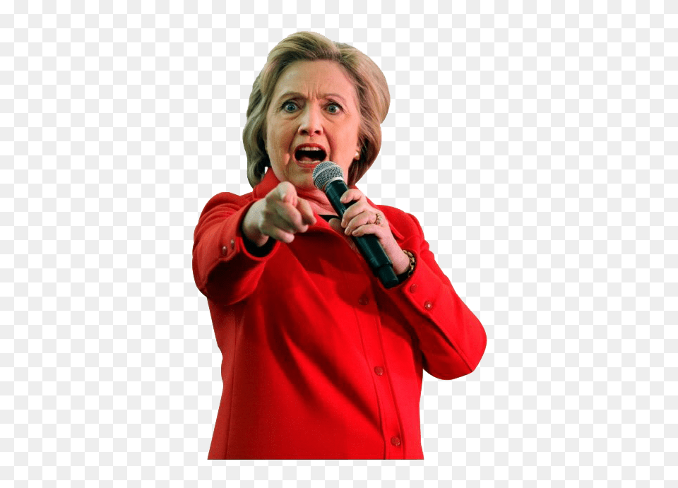 Hillary Clinton Hillary, Adult, Person, People, Microphone Free Transparent Png