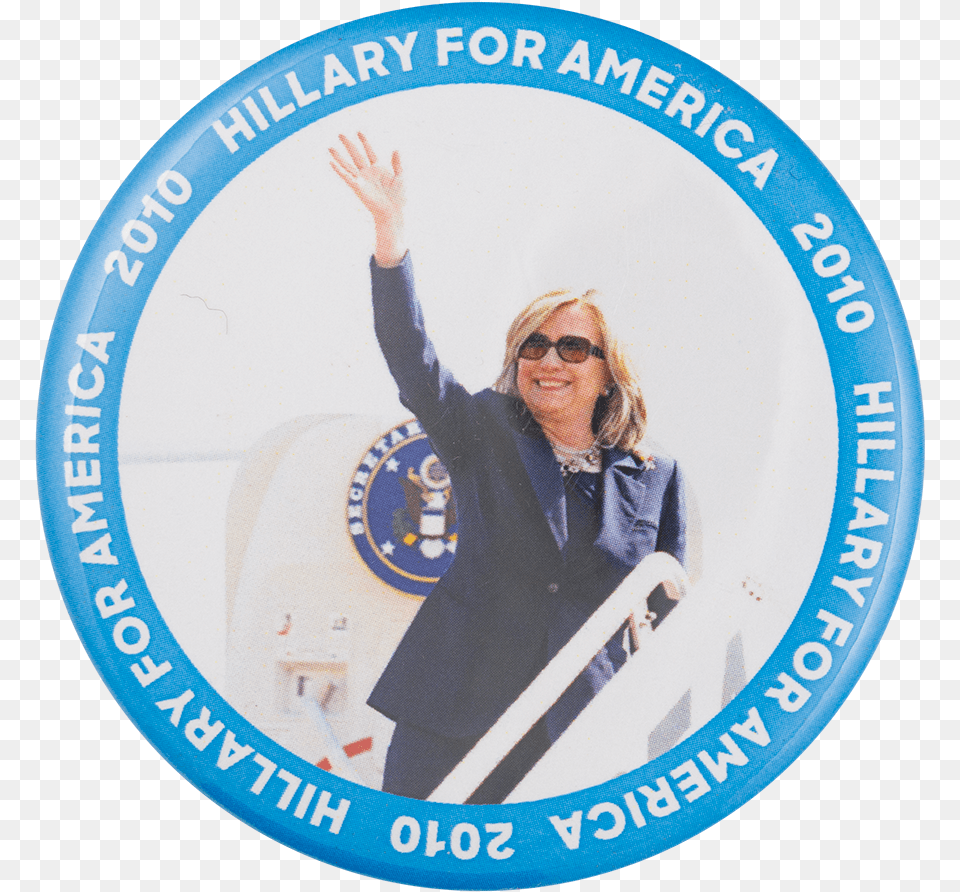 Hillary For America Alumni Kelab Umno Luar Negara, Badge, Symbol, Logo, Woman Free Png Download