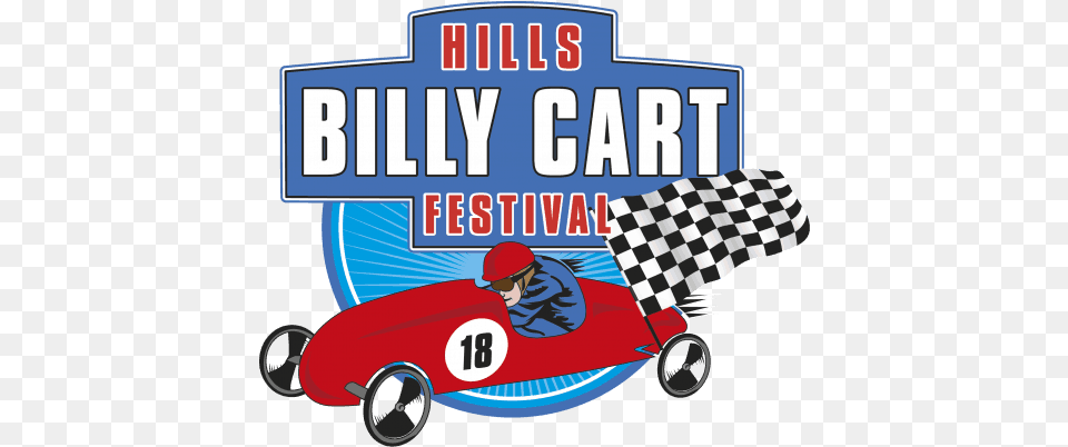 Hills Billy Cart Festival Logo 2018, Person, Wheel, Machine, Baseball Cap Png