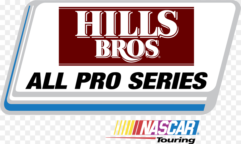 Hills Bros All Pro Series Logo Graphics, License Plate, Transportation, Vehicle, Text Free Transparent Png