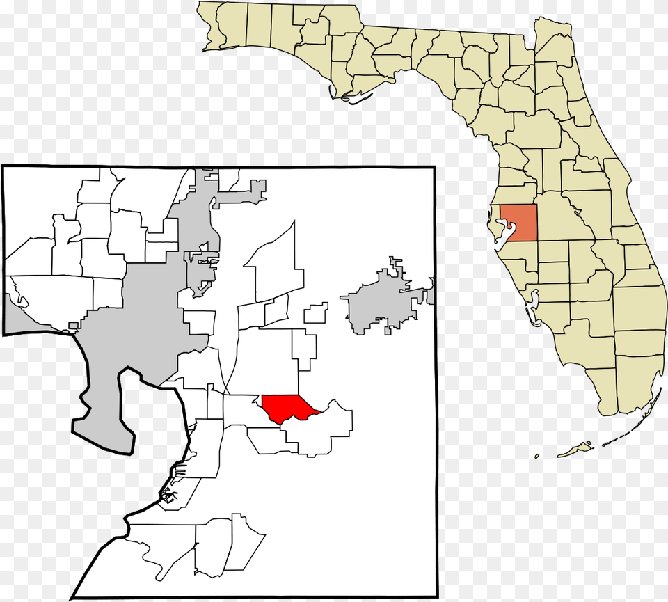 Hillsborough County Florida, Chart, Plot, Map, Atlas Free Png
