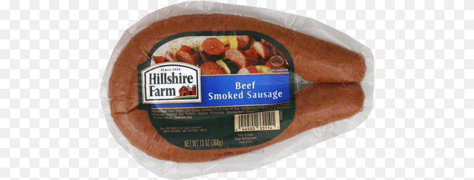 Hillshire Beef Smoked Sausage Calories, Food, Hot Dog Png