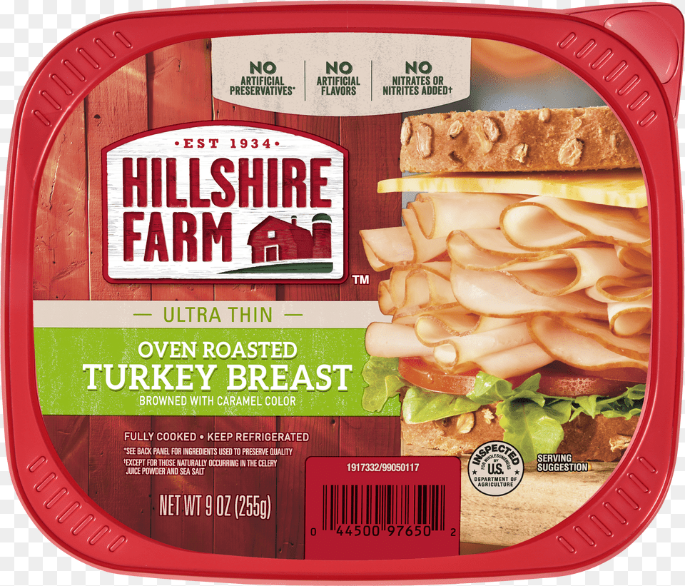 Hillshire Farm Ultra Thin Sliced Lunchmeat Oven Roasted Hillshire Farm Oven Roasted Turkey Breast, Food, Hot Dog, Boat, Canoe Png Image