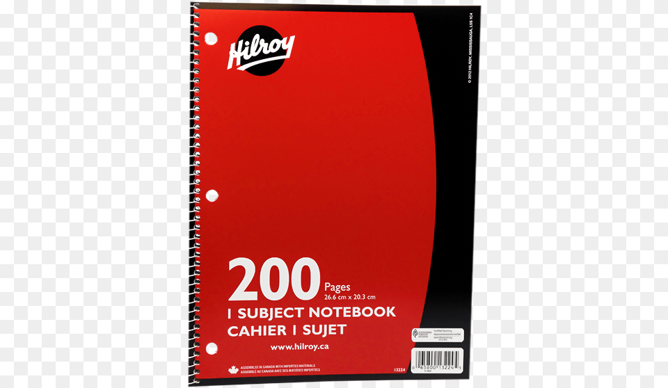 Hilroy Notebook, Text Free Png