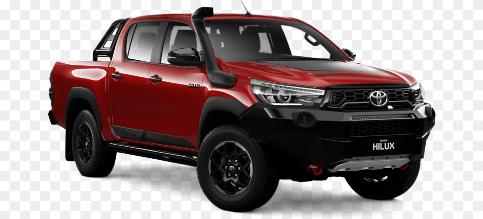 Hilux Rugged X Black, Pickup Truck, Transportation, Truck, Vehicle Png